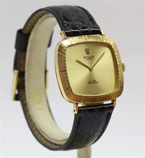 rolex square cellini